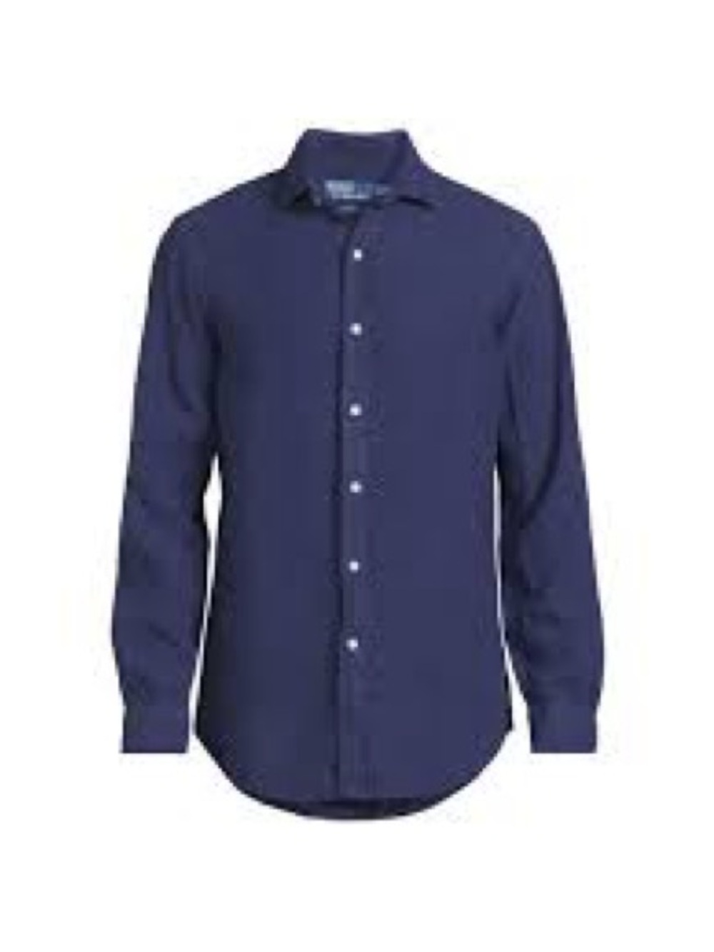 Men’s Classic Navy Long-Sleeve Shirt